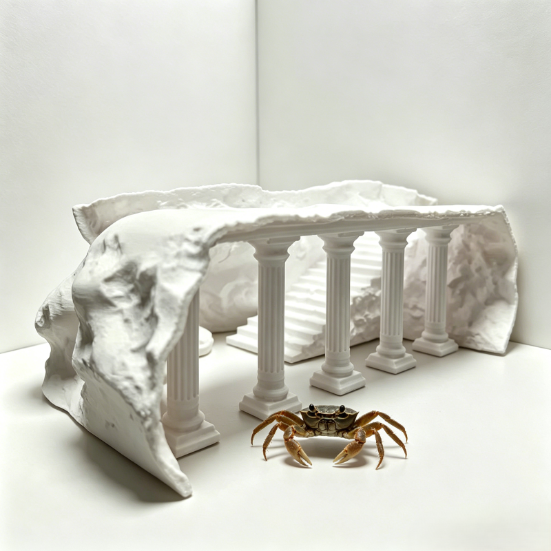 Aquarium Fish Hiding Places - 3D Printed Fish Tank Cave, Artificial