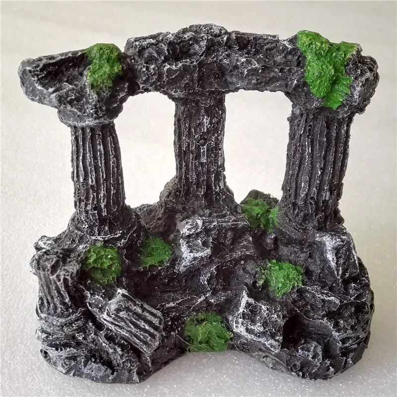 Aquarium Fish Hiding Places - Aquarium Fish Tank Square Rome Stone