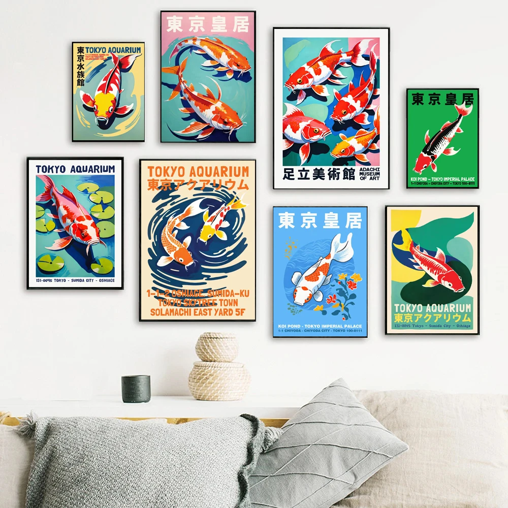 Retro Abstract Cartoon Japanes – Aquarium Fish Japanese Bewertung und Preis