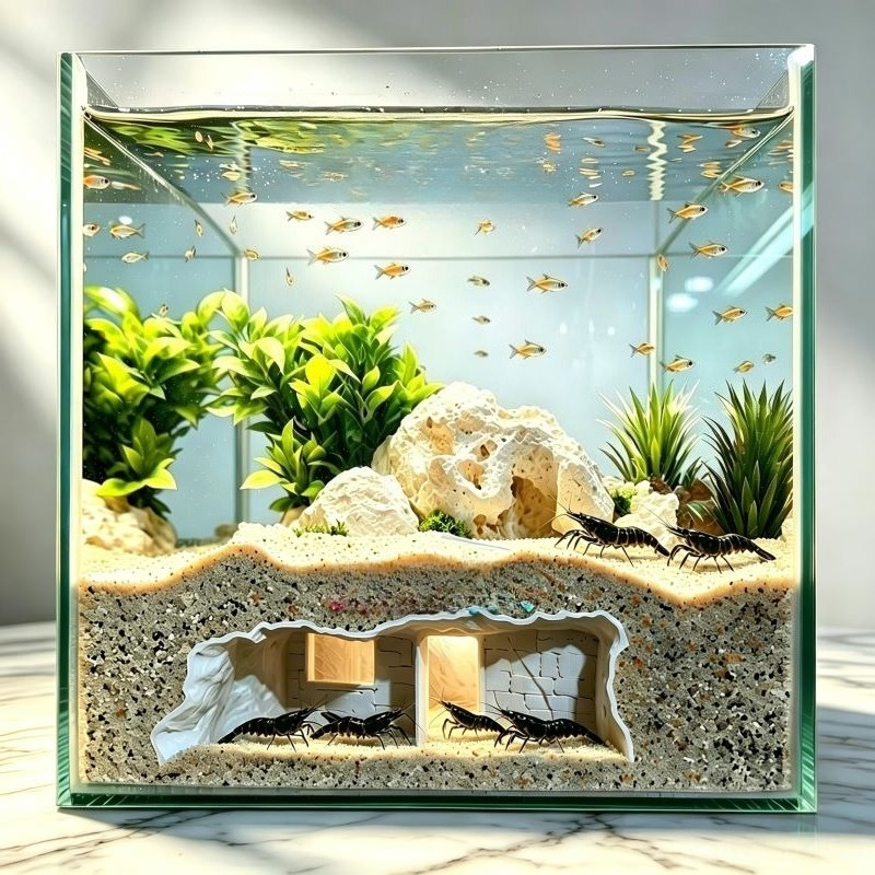 3D Printed Secret House Fish T – Aquarium Fish Hiding Places Bewertung und Preis
