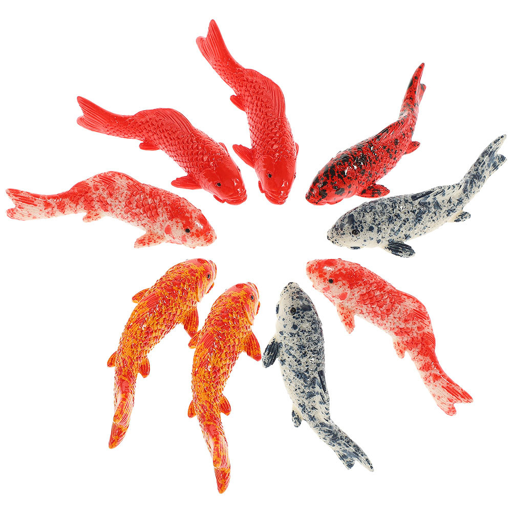 10Pcs Mini Koi Fish Decor Vibr – Aquarium Fish Koi Bewertung und Preis