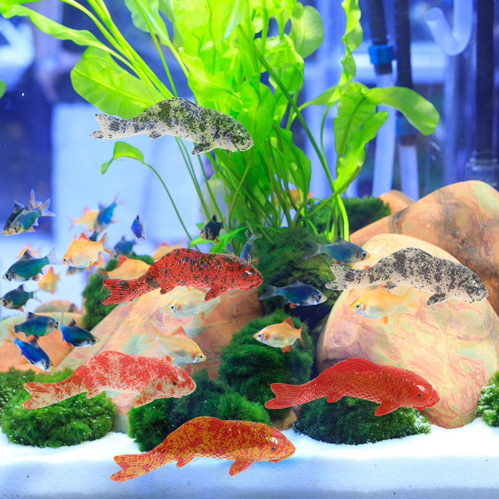 10Pcs Mini Koi Fish Decor Vibr – Aquarium Fish Koi Bewertung und Preis