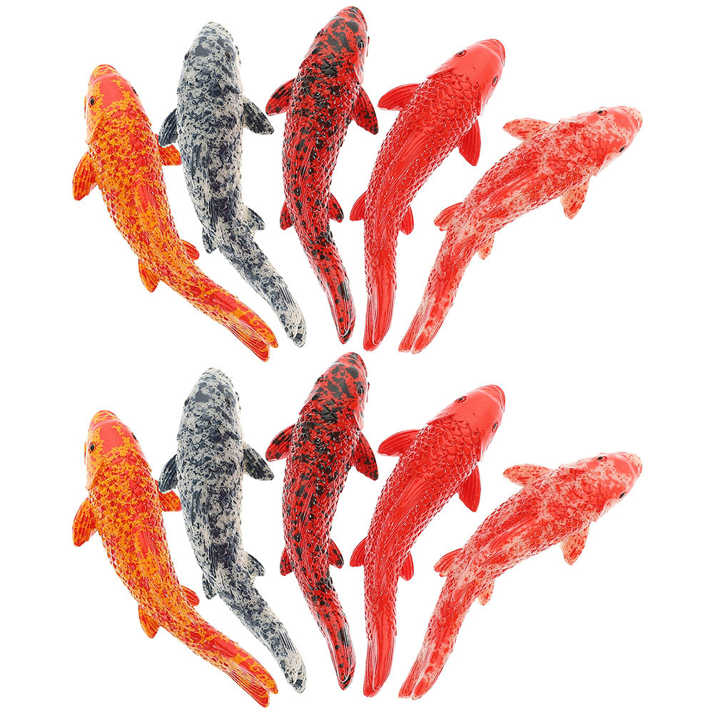 10Pcs Mini Koi Fish Decor Vibr – Aquarium Fish Koi Bewertung und Preis