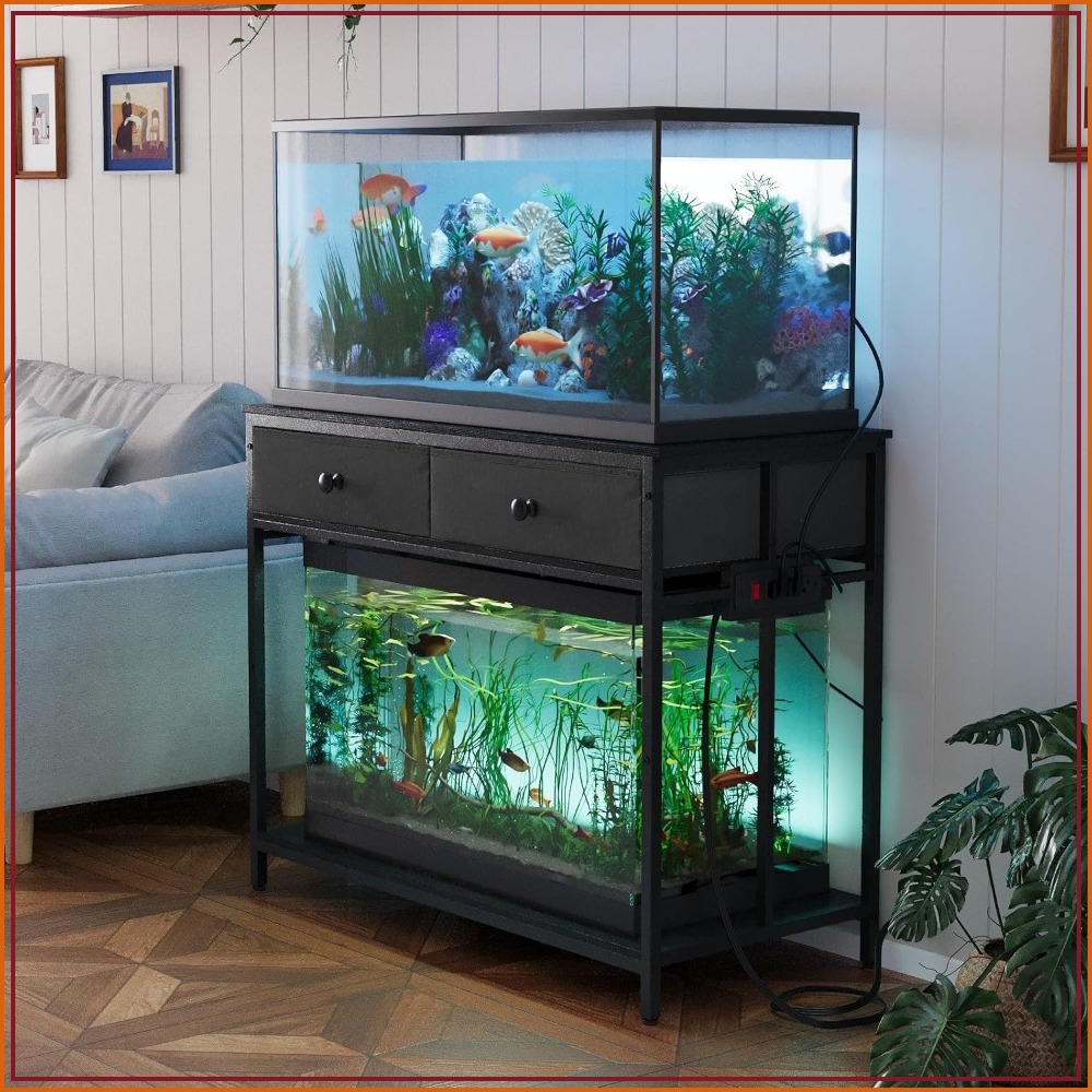 40 Gallon Aquarium Stand with  – Aquarium Fish Black Bewertung und Preis