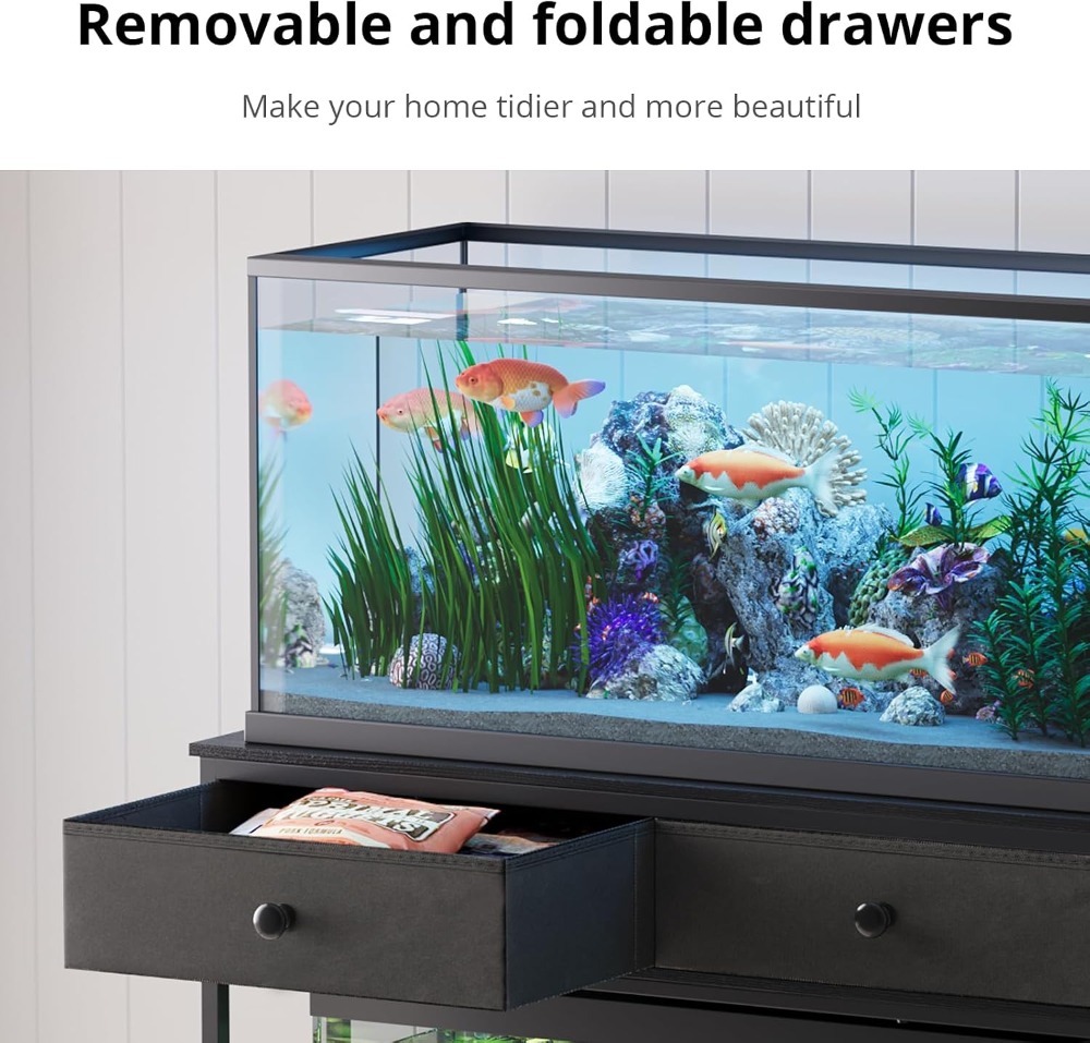 40 Gallon Aquarium Stand with  – Aquarium Fish Black Bewertung und Preis