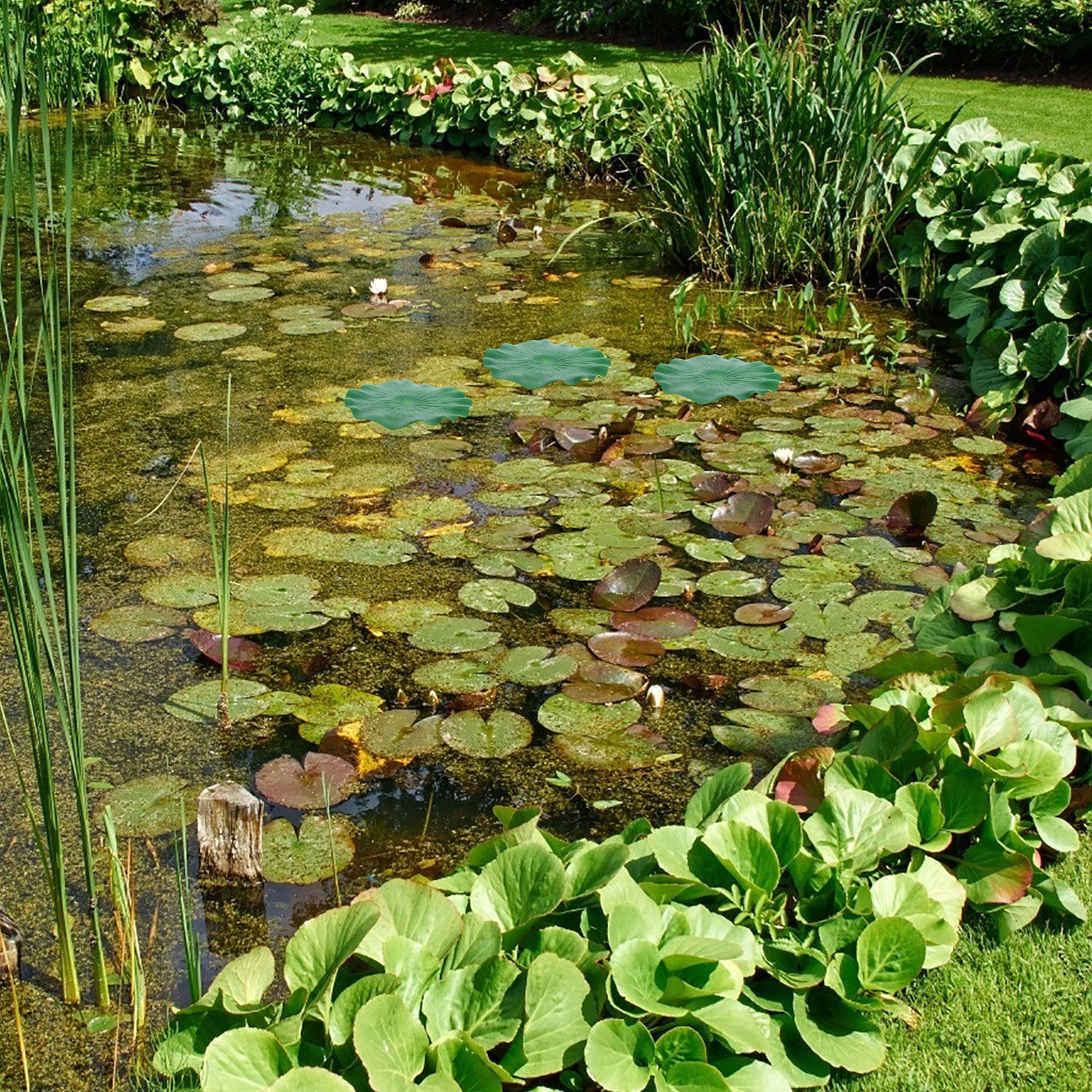 15Pcs Artificial Lotus Leaves  – Aquarium Fish In Pond Bewertung und Preis