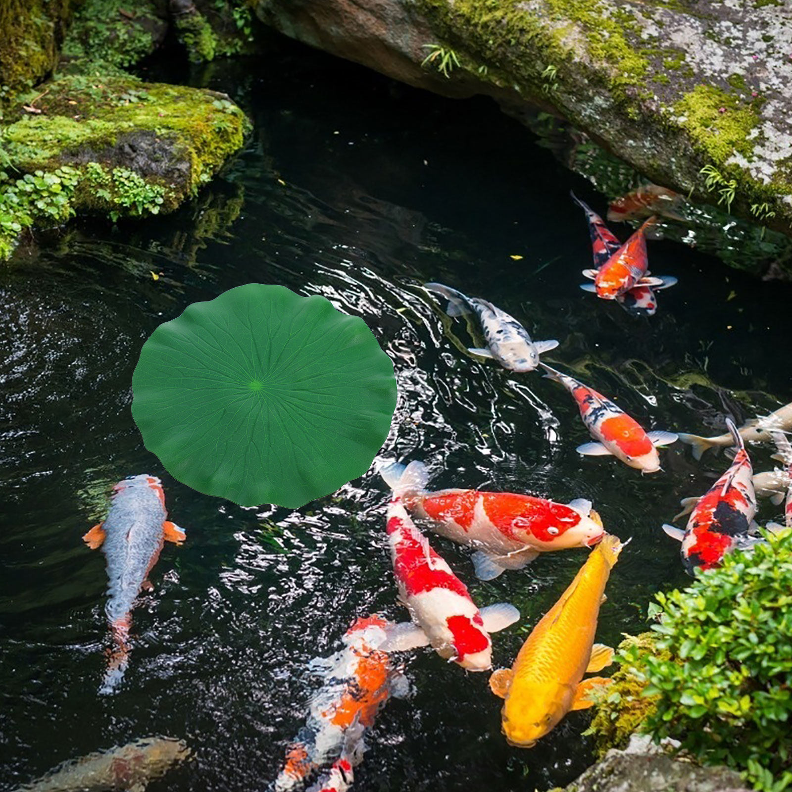 15Pcs Artificial Lotus Leaves  – Aquarium Fish In Pond Bewertung und Preis