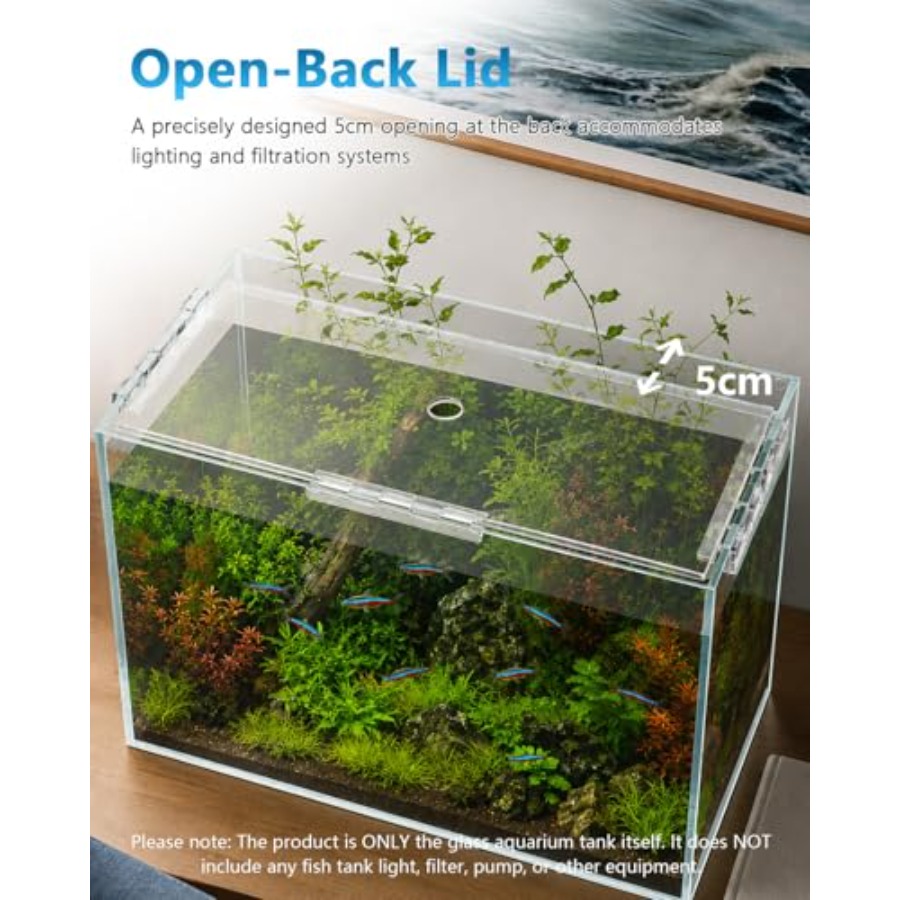 10 Gallon Glass Fish Tank Open – Aquarium Fish Goldfish Bewertung und Preis