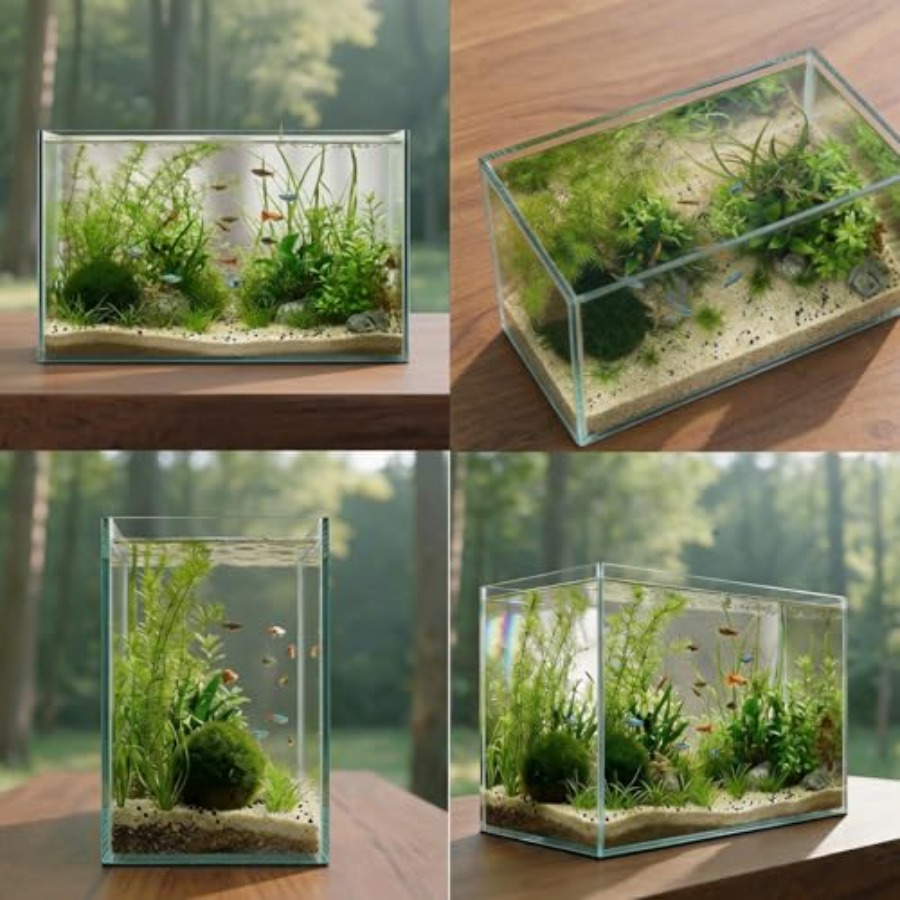 Glass Fish Tank Open-Back Lid  – Aquarium Fish Goldfish Bewertung und Preis