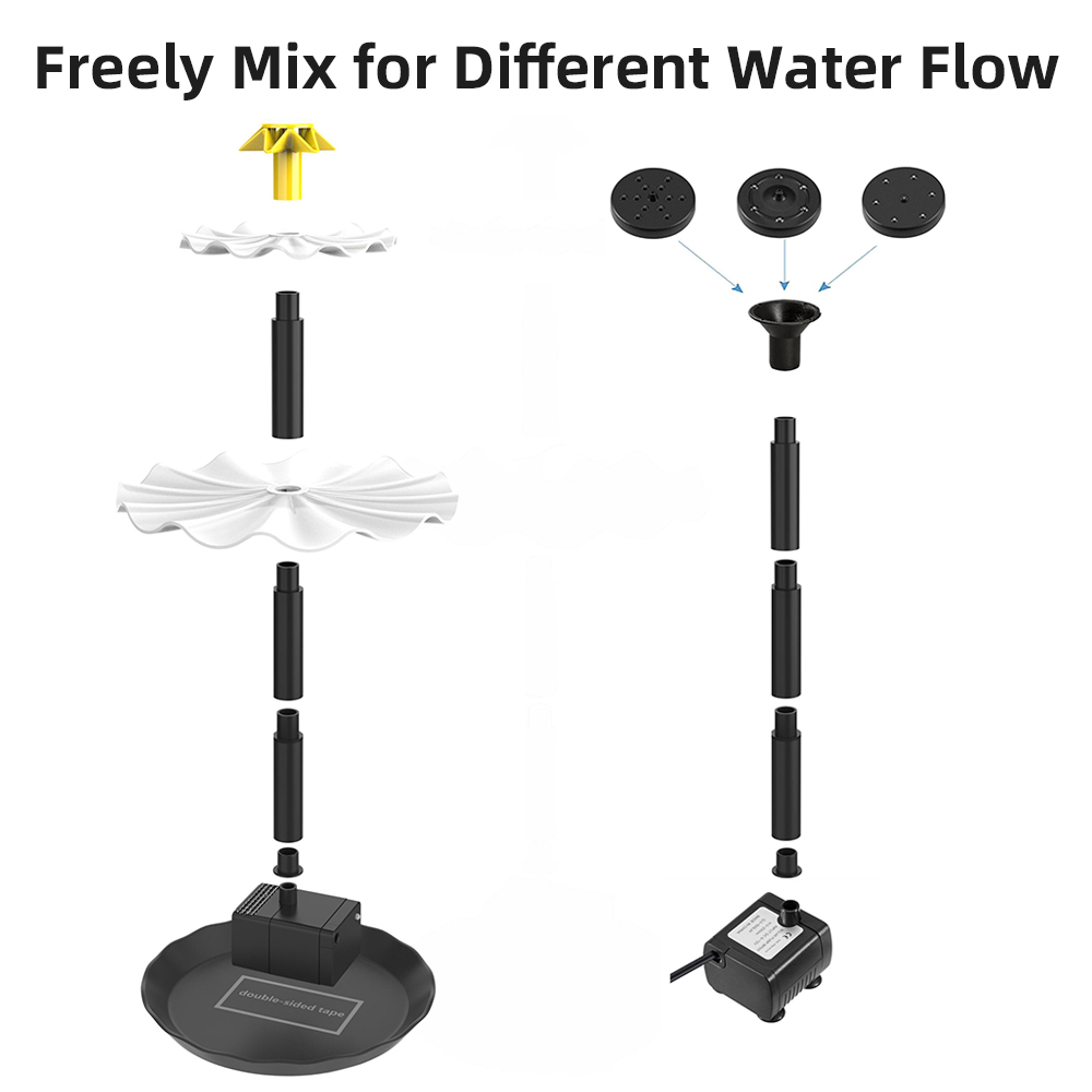 Solar Fountain Pump for Bird B – Aquarium Fish In Pond Bewertung und Preis