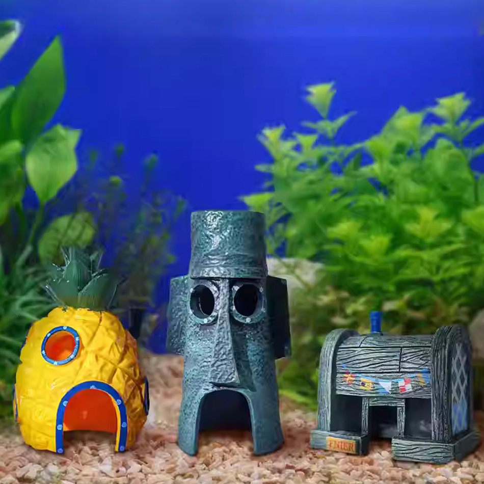 3pcs Cartoon Fish Tank Decorat – Aquarium Fish Japan Bewertung und Preis