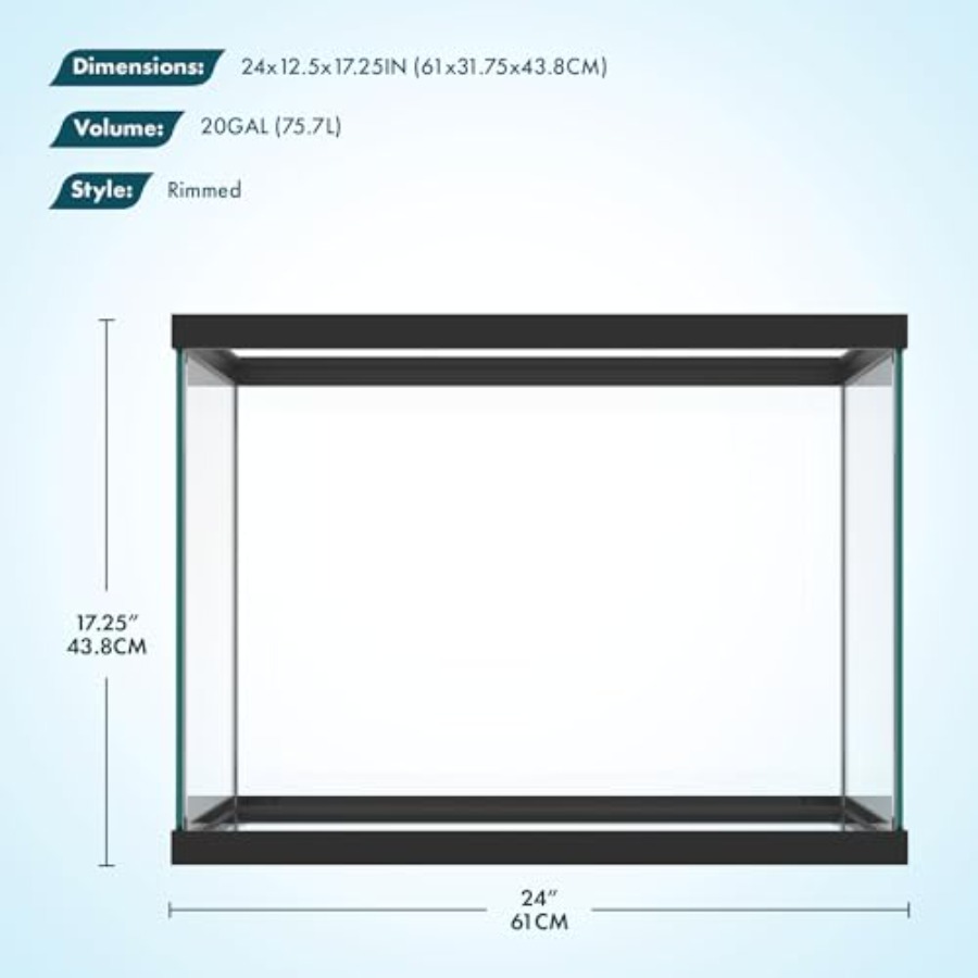20 Gallon Glass Aquarium - 24  – Aquarium Fish Goldfish Bewertung und Preis