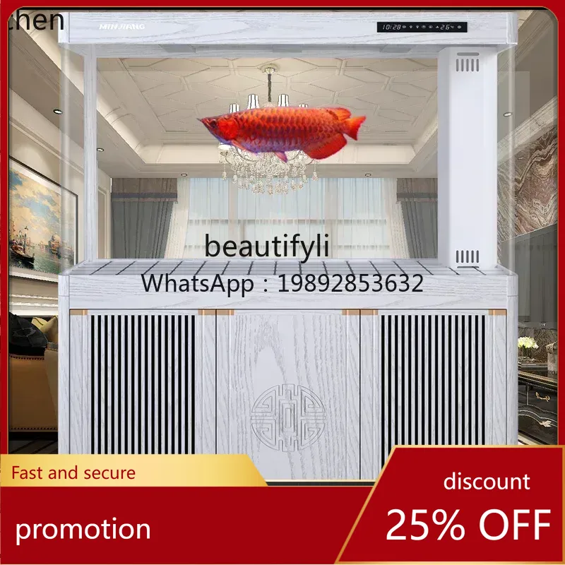 YFY  living room floor-to-ceil – Aquarium Fish Dragon Bewertung und Preis