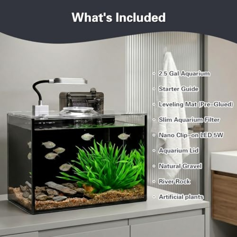 5 Small Aquarium Set Glass Fis – Aquarium Fish Goldfish Bewertung und Preis