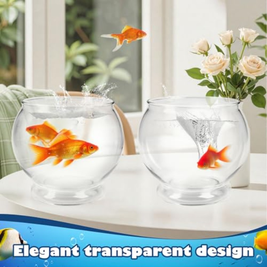 9 Pcs Fish Bowl 7.09 x 6.3 Inc – Aquarium Fish Goldfish Bewertung und Preis