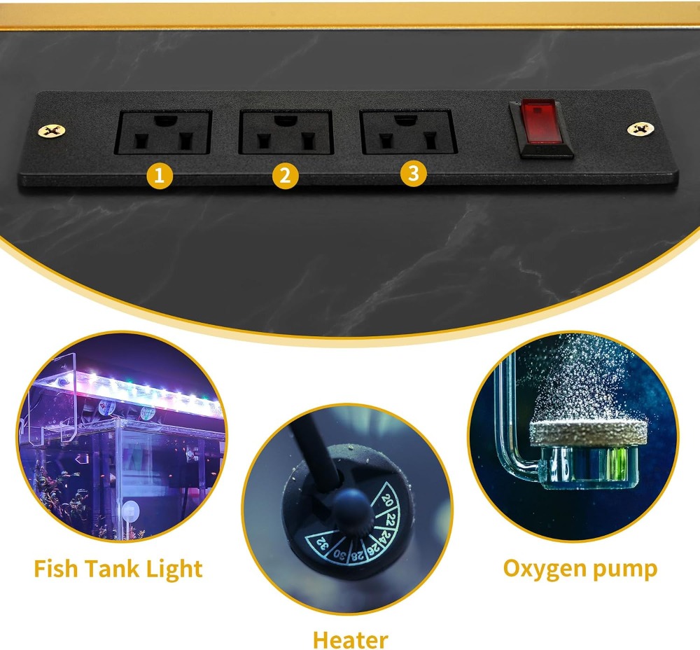 55-75 Gallon Aquarium Stand wi – Aquarium Fish Black Bewertung und Preis