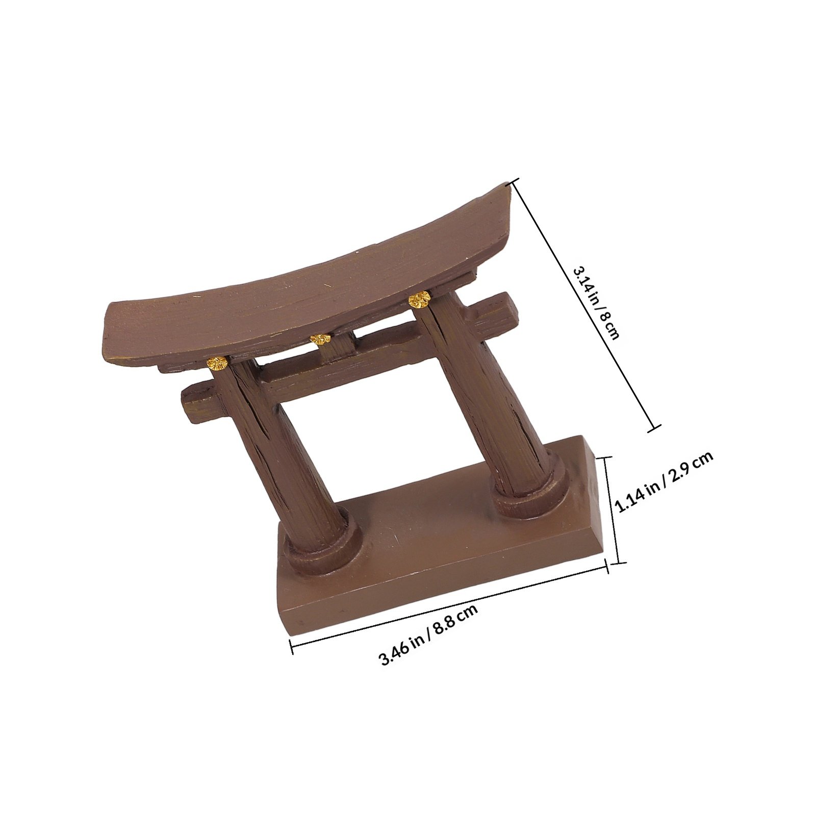 Miniature Japanese Torii Gate  – Aquarium Fish Japanese Bewertung und Preis