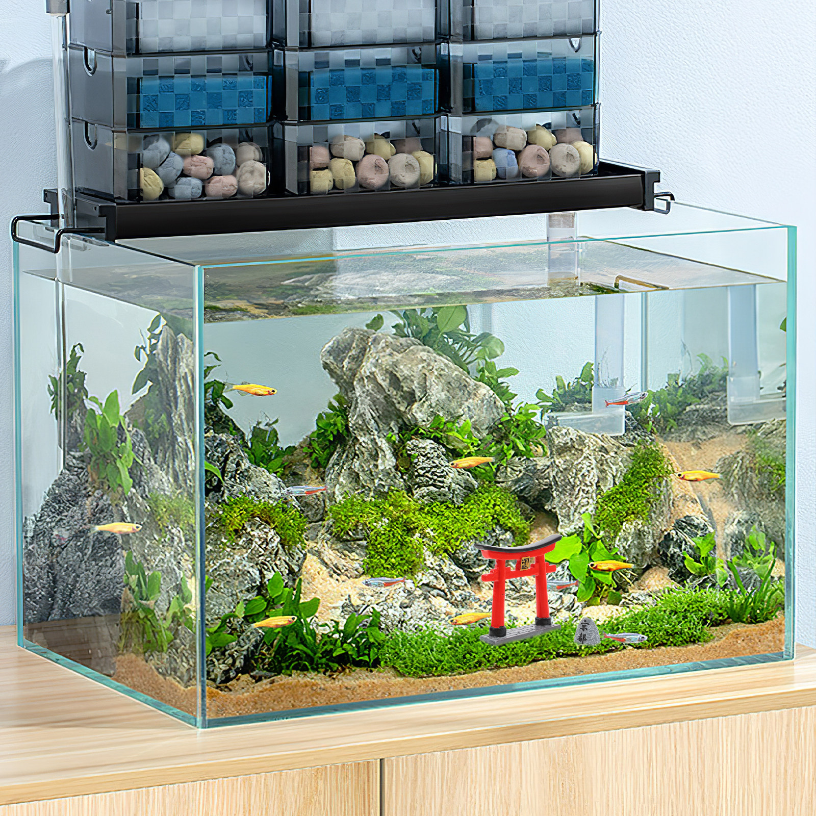 Japanese Miniature Torii Gate  – Aquarium Fish Japanese Bewertung und Preis