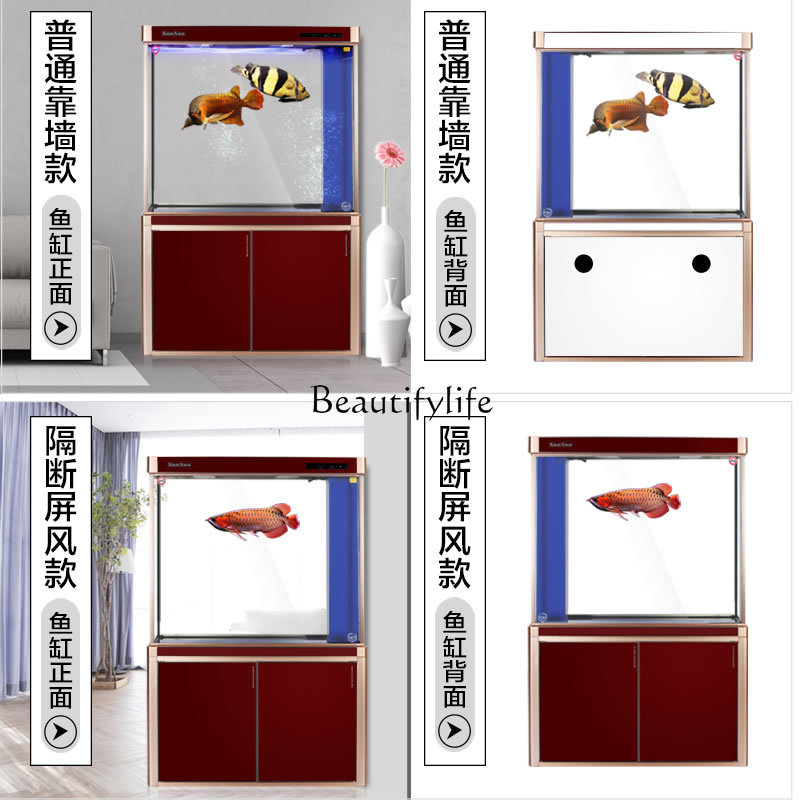 Large White Glass Living Room  – Aquarium Fish Dragon Bewertung und Preis