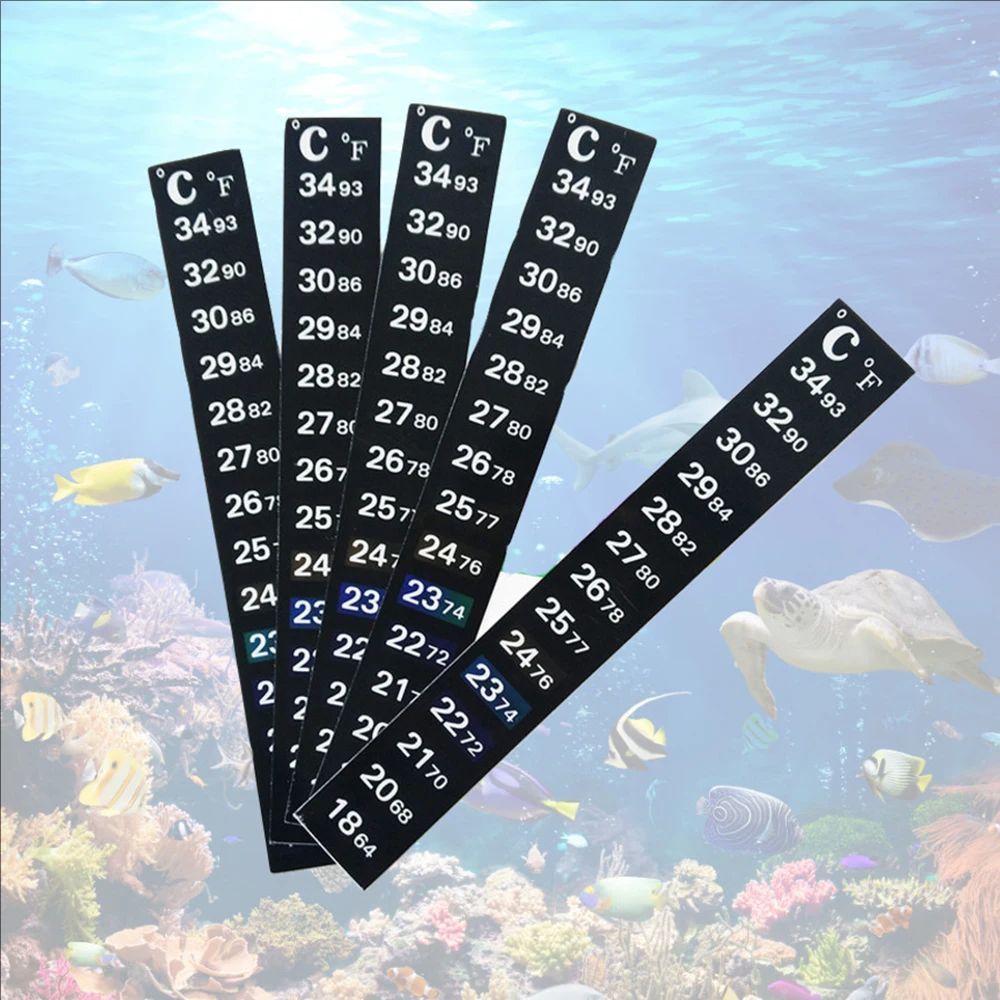 5Pcs/10Pcs Aquarium Fish Tank  – Aquarium Thermometer Bewertung und Preis