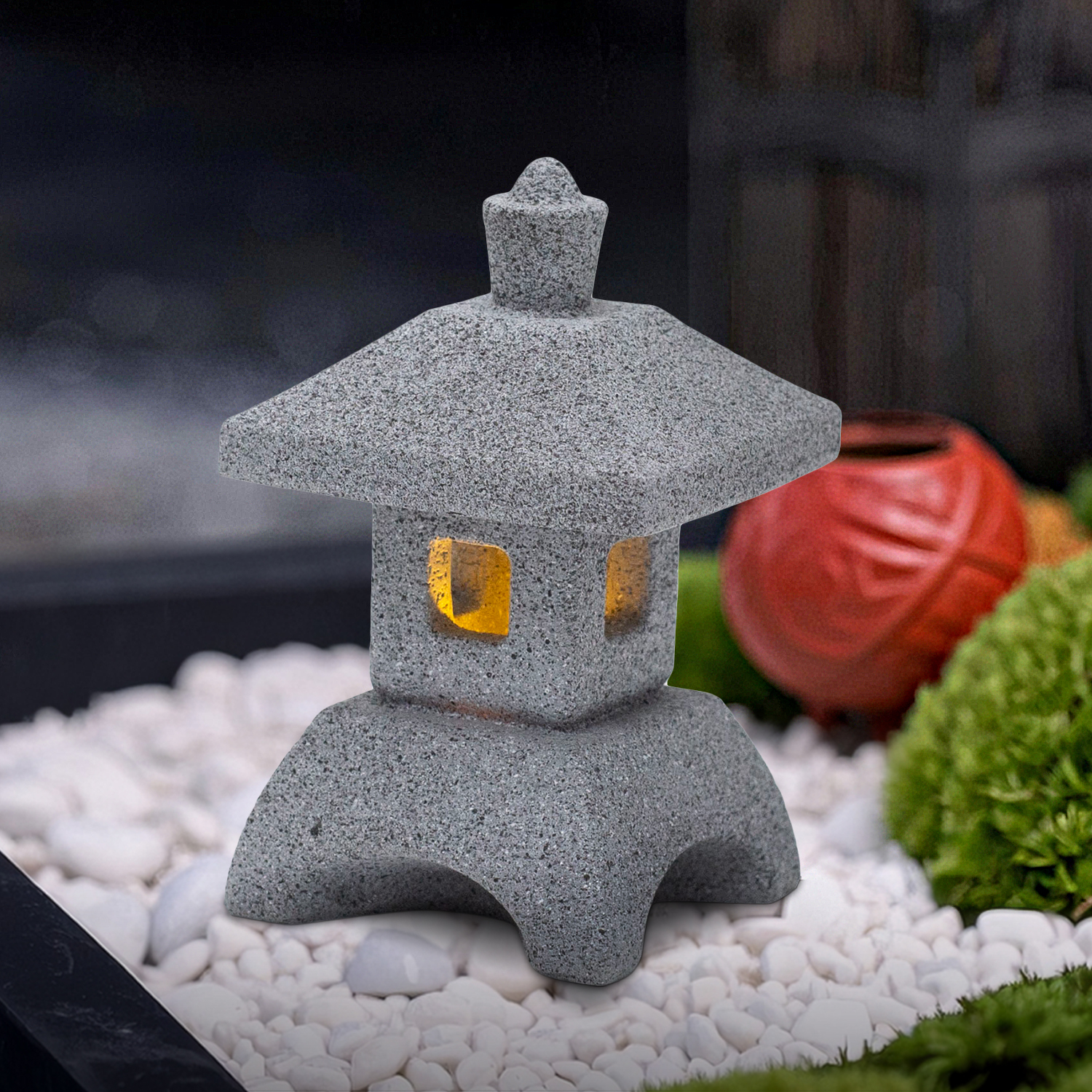 Japanese Lantern Pagoda Statue – Aquarium Fish Japanese Bewertung und Preis