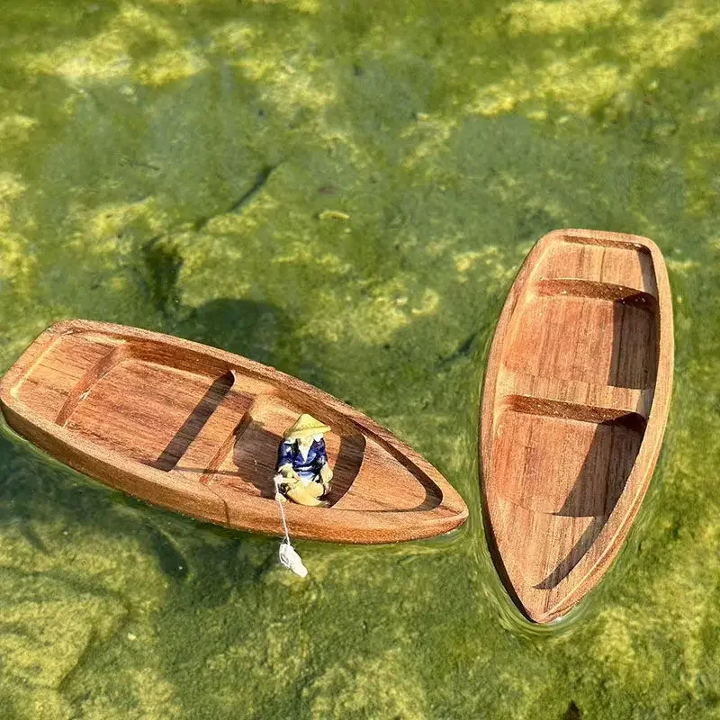 Handmade Wooden Boat Mini Floa – Aquarium Fish Hiding Places Bewertung und Preis