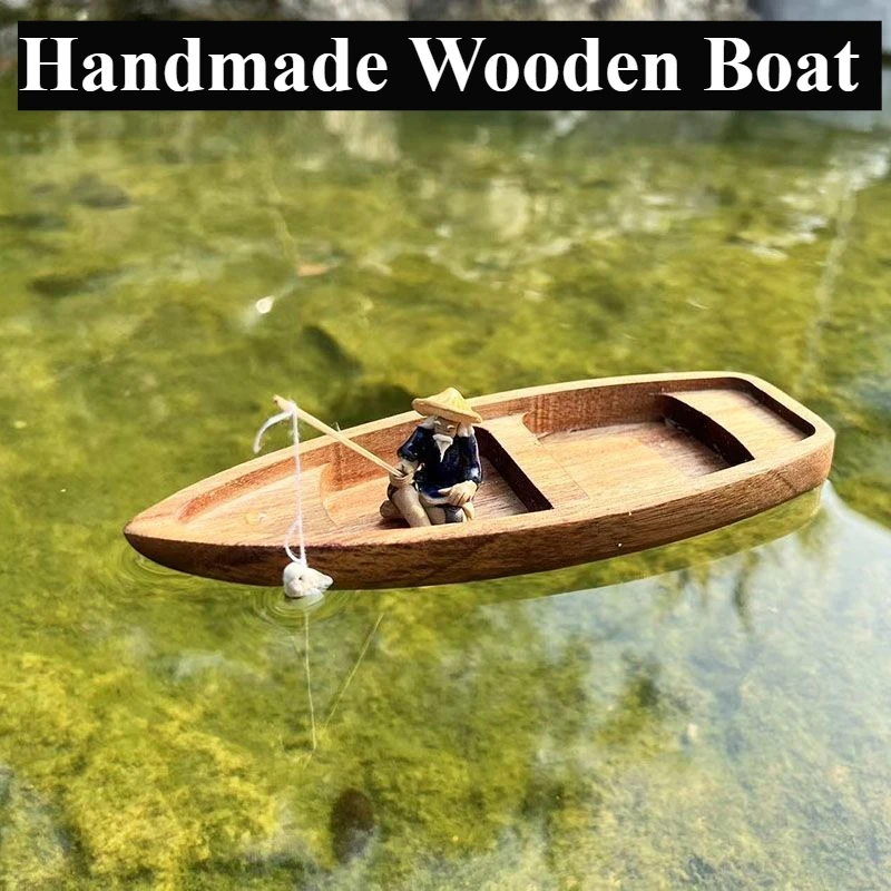 Handmade Wooden Boat Mini Floa – Aquarium Fish Hiding Places Bewertung und Preis