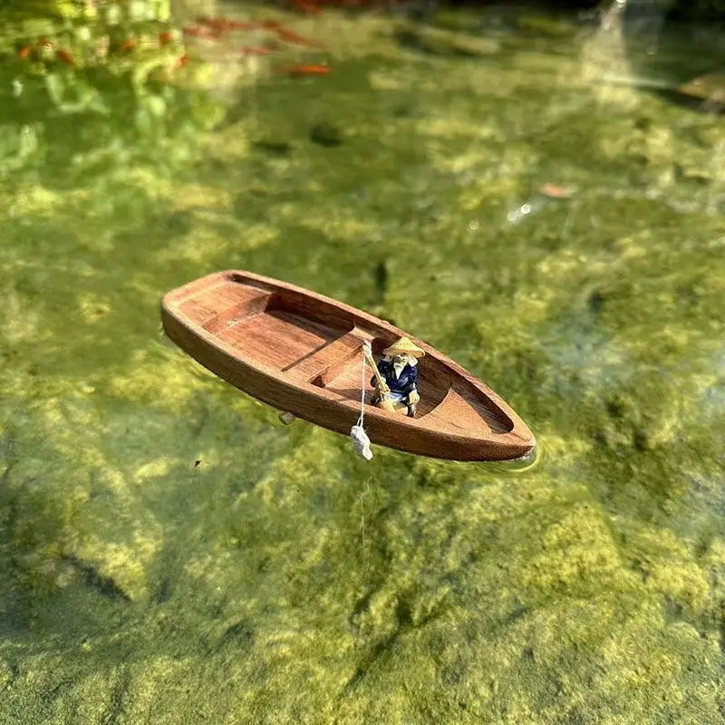 Handmade Wooden Boat Mini Floa – Aquarium Fish Hiding Places Bewertung und Preis