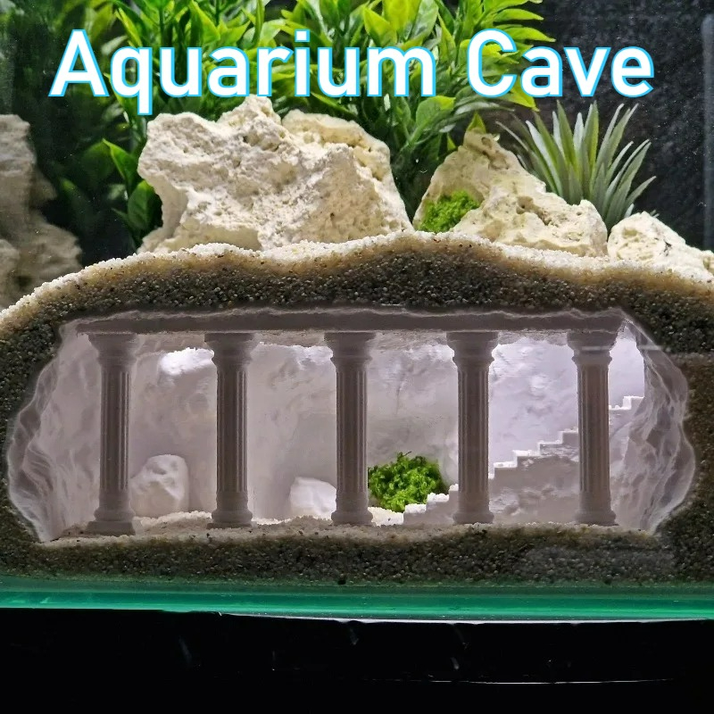 3D Printed Fish Tank Cave, Art – Aquarium Fish Hiding Places Bewertung und Preis