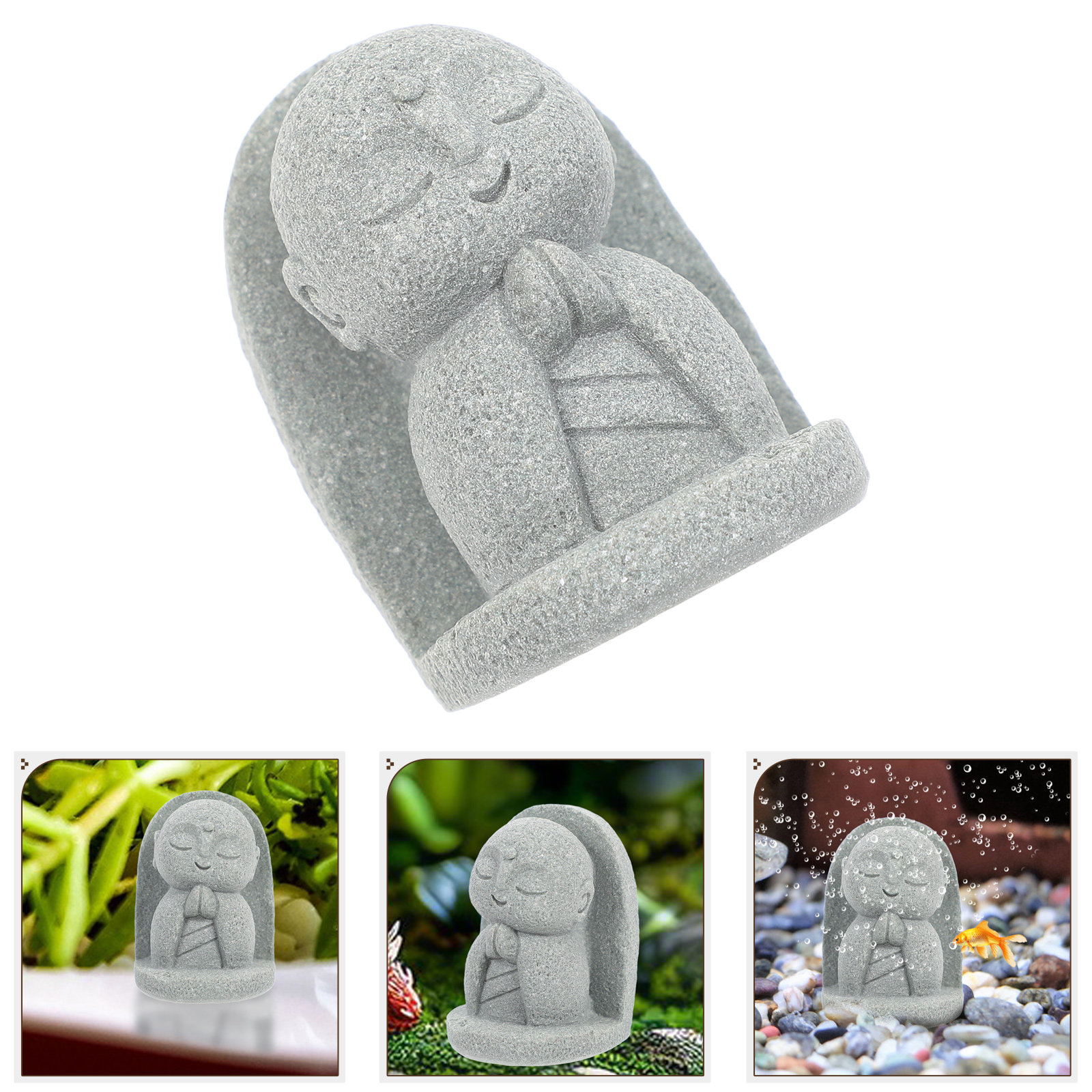 Japanese Jizo Statue Miniature – Aquarium Fish Japanese Bewertung und Preis