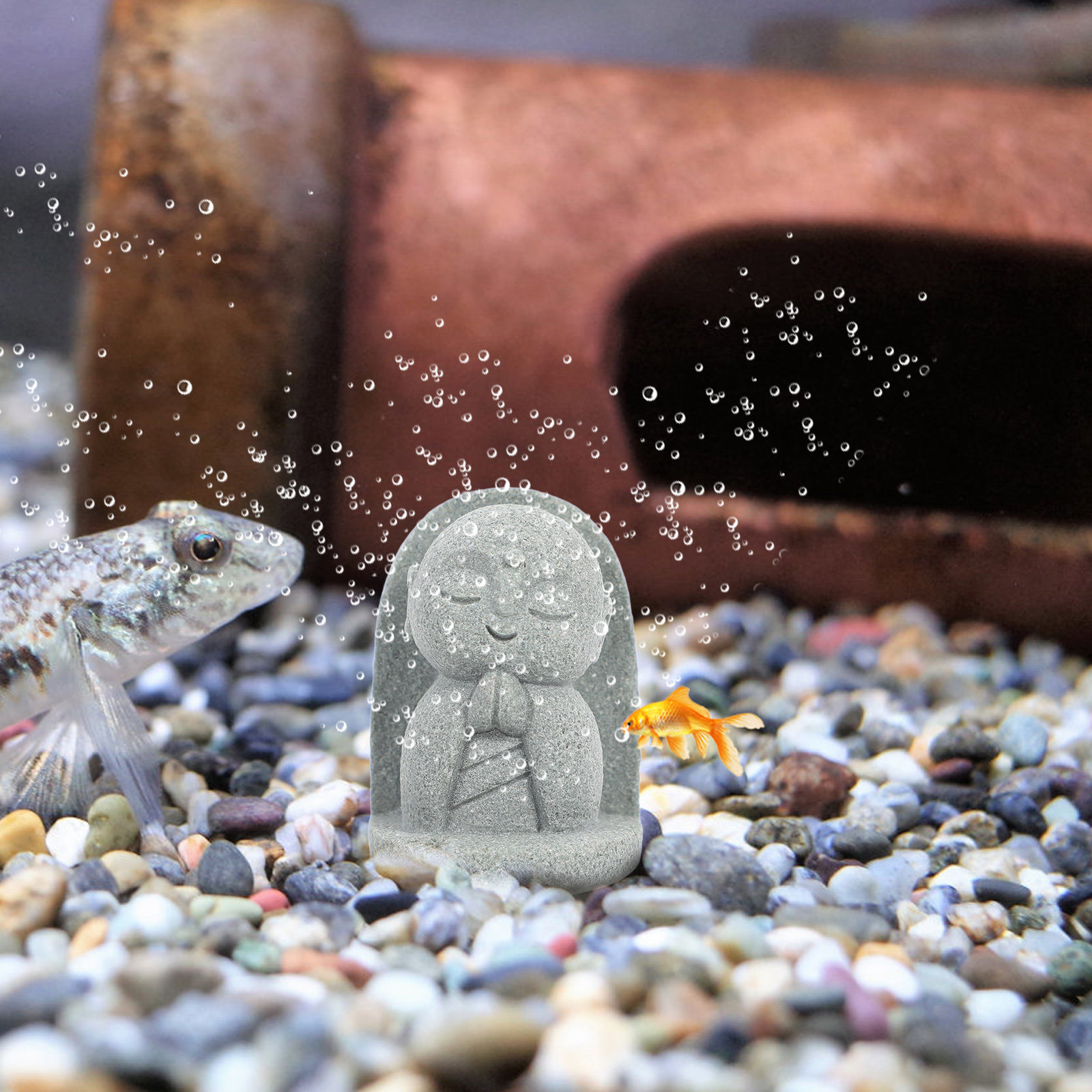 Japanese Jizo Statue Miniature – Aquarium Fish Japanese Bewertung und Preis