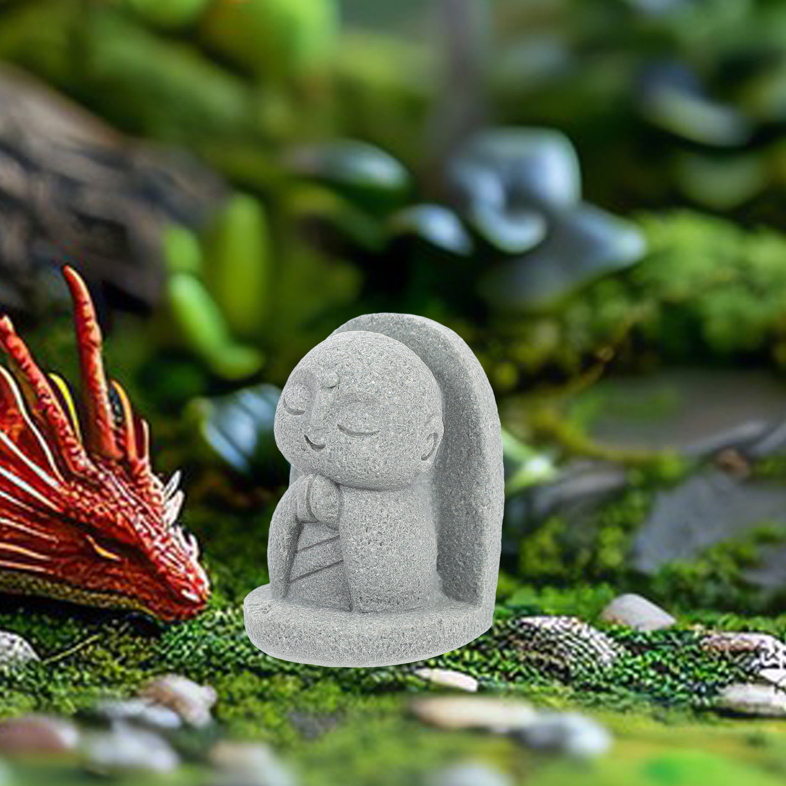 Japanese Jizo Statue Miniature – Aquarium Fish Japanese Bewertung und Preis