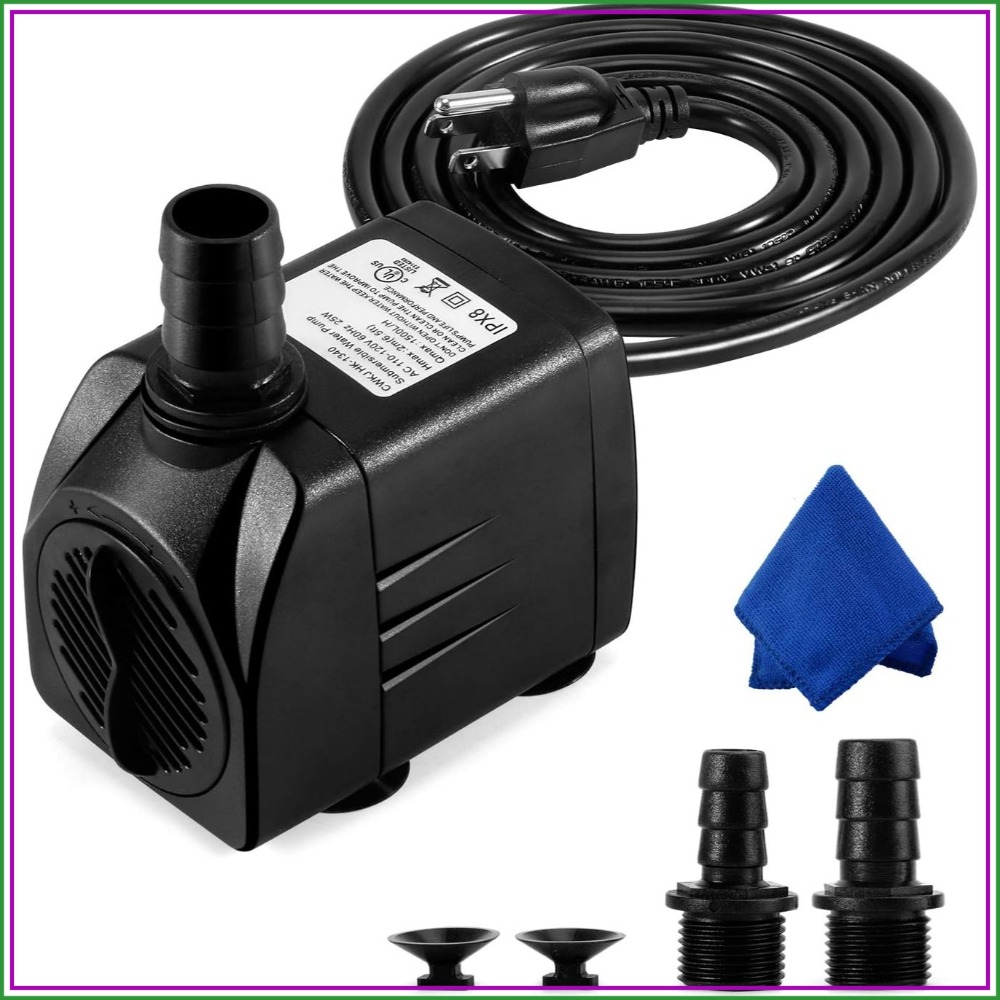 400GPH Submersible Fountain Pu – Aquarium Fish In Pond Bewertung und Preis