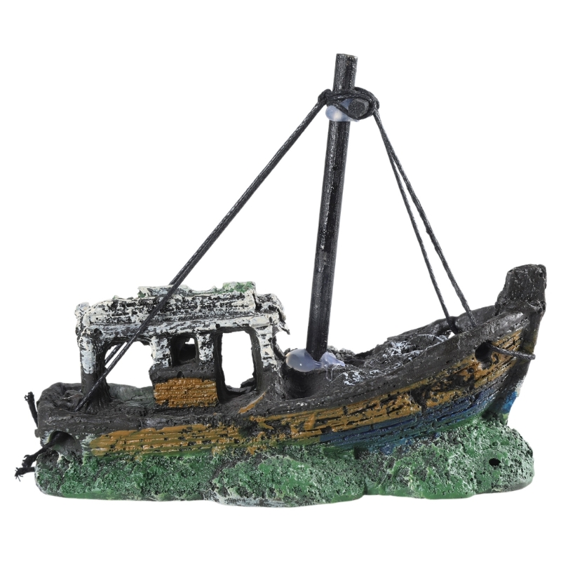 Aquarium Sunken Ship Decoratio – Aquarium Fish Hiding Places Bewertung und Preis