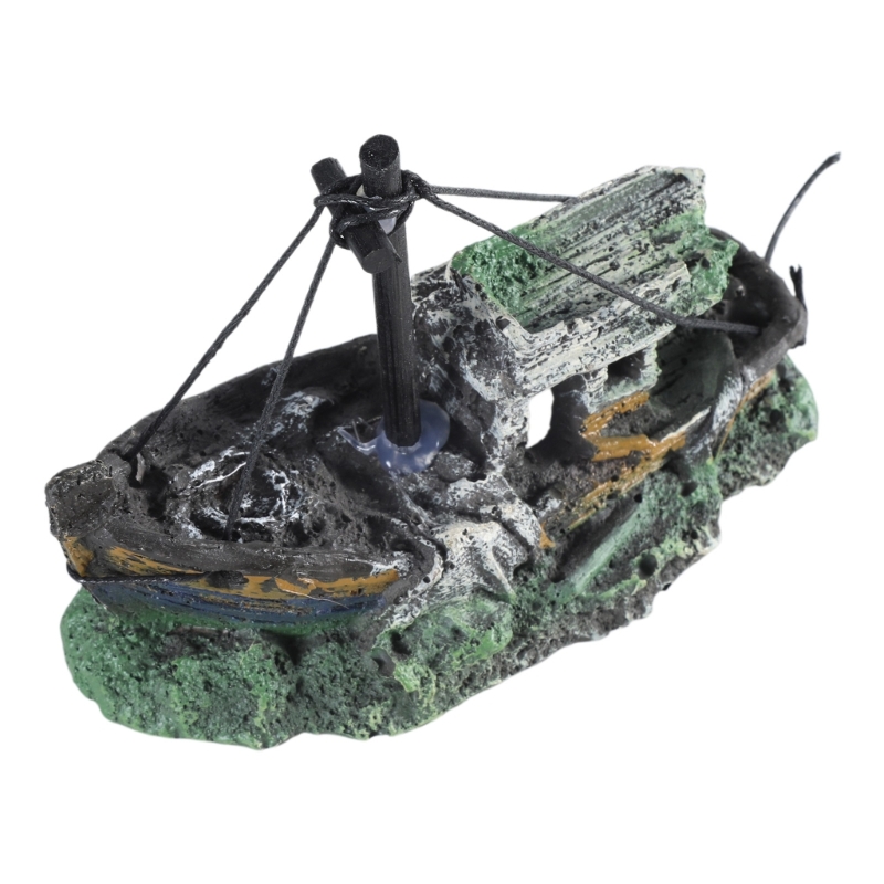Aquarium Sunken Ship Decoratio – Aquarium Fish Hiding Places Bewertung und Preis