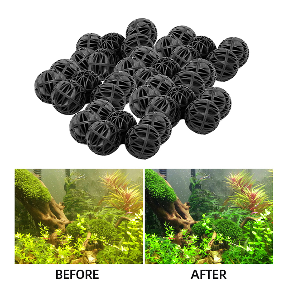 100pcs 18mm Biological Bio Bal – Aquarium Fish Black Bewertung und Preis