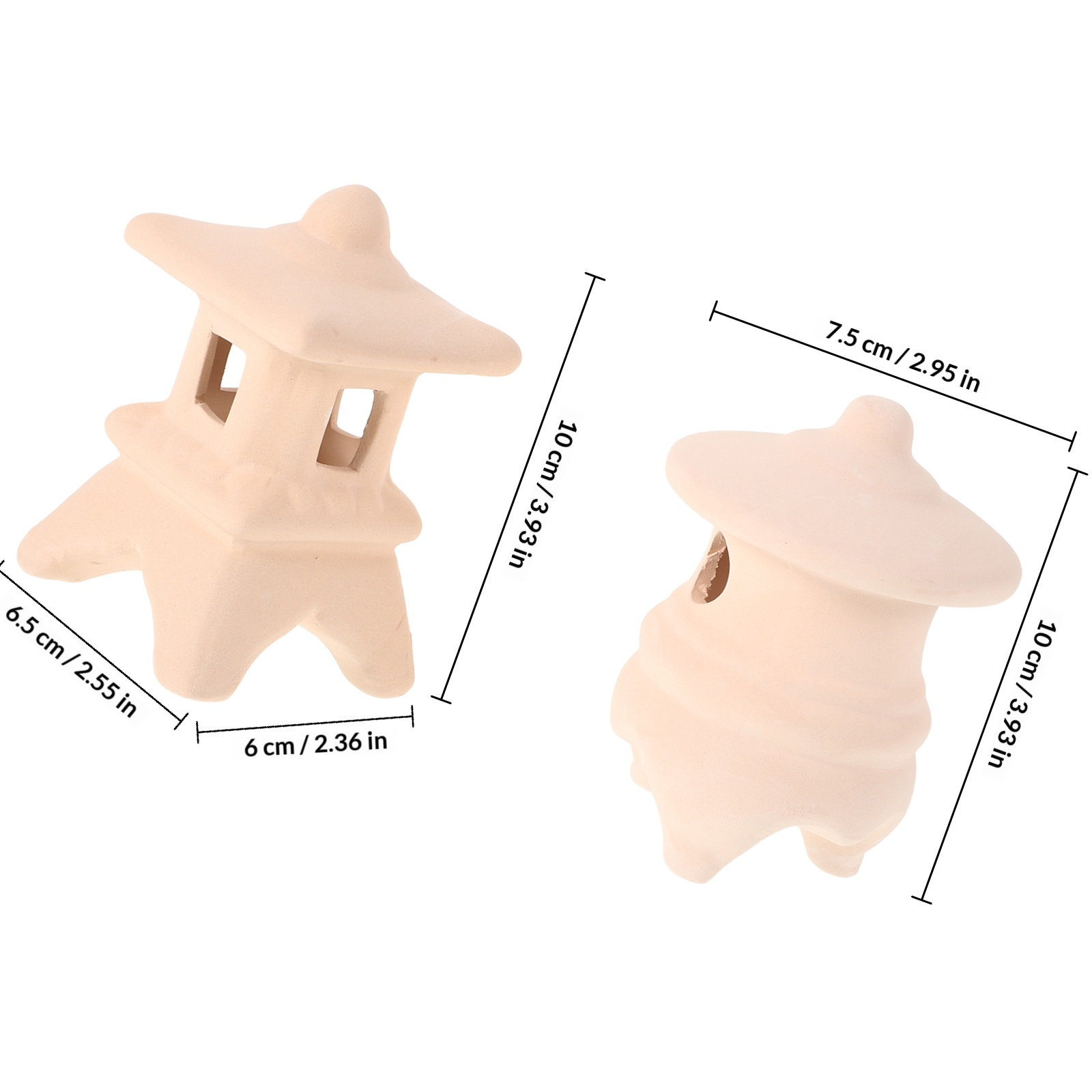 2Pcs Ceramic Fish Shelter Fish – Aquarium Fish Japanese Bewertung und Preis