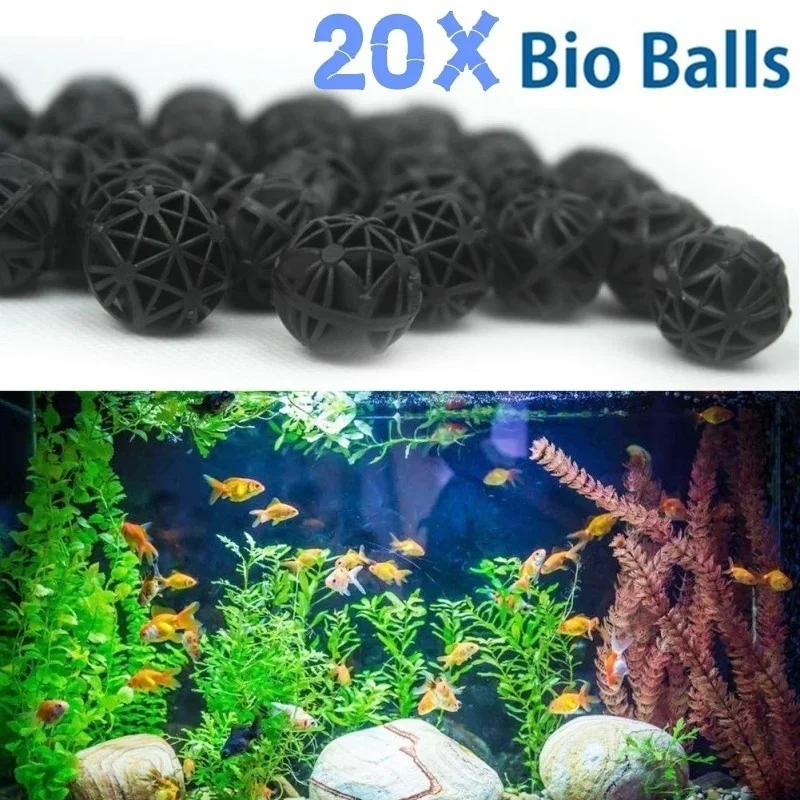 20Pcs 16mm Aquarium Bio Balls  – Aquarium Fish In Pond Bewertung und Preis