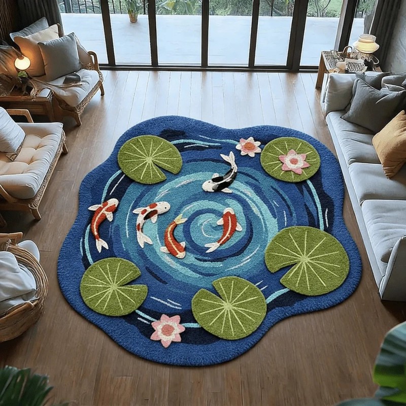 VIKAMA Koi Fish Pond Print Irr – Aquarium Fish Koi Bewertung und Preis