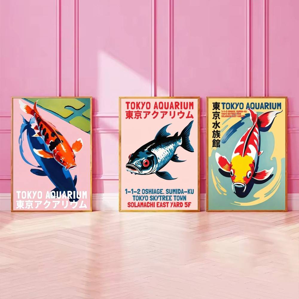 Tokyo Aquarium Koi Fish Paper  – Aquarium Fish Japanese Bewertung und Preis