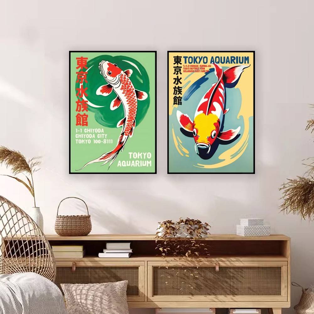 Tokyo Aquarium Koi Fish Paper  – Aquarium Fish Japanese Bewertung und Preis