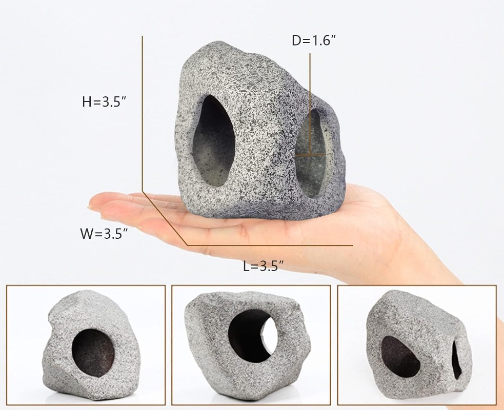 Fish Tank Cave Stone Landscapi – Aquarium Fish Hiding Places Bewertung und Preis