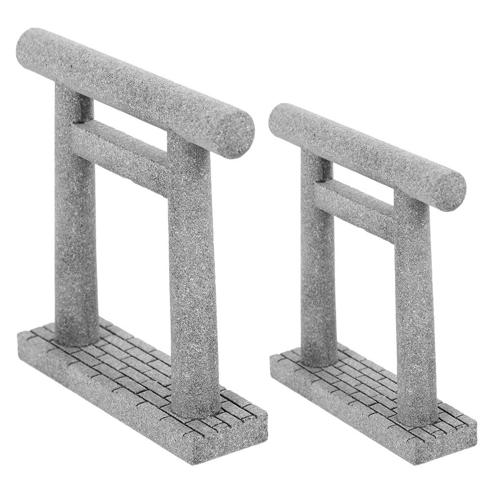 2Pcs Exquisite Japanese Torii  – Aquarium Fish Japanese Bewertung und Preis
