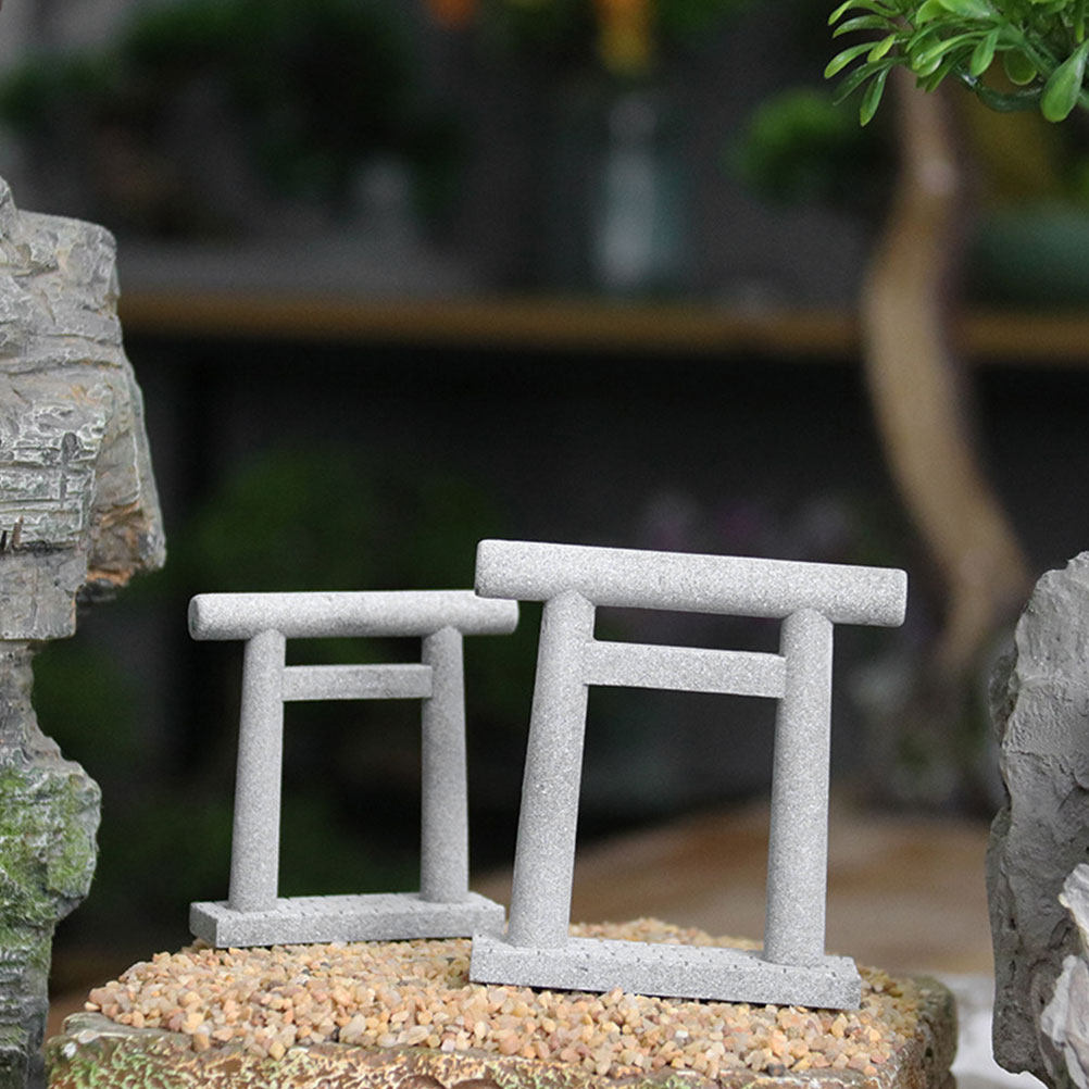2Pcs Exquisite Japanese Torii  – Aquarium Fish Japanese Bewertung und Preis
