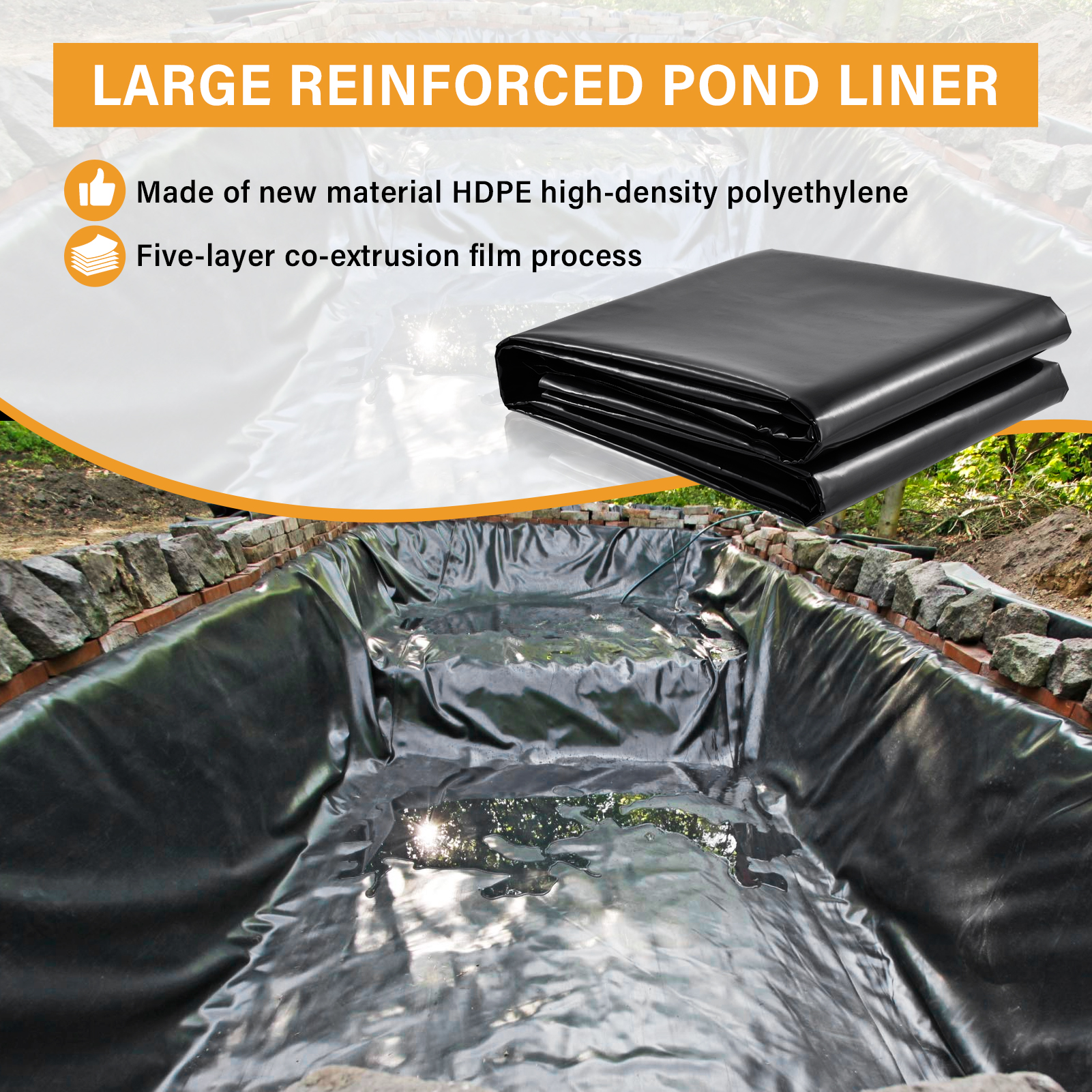 Foldable 40x40FT Pond Liners f – Aquarium Fish Koi Bewertung und Preis