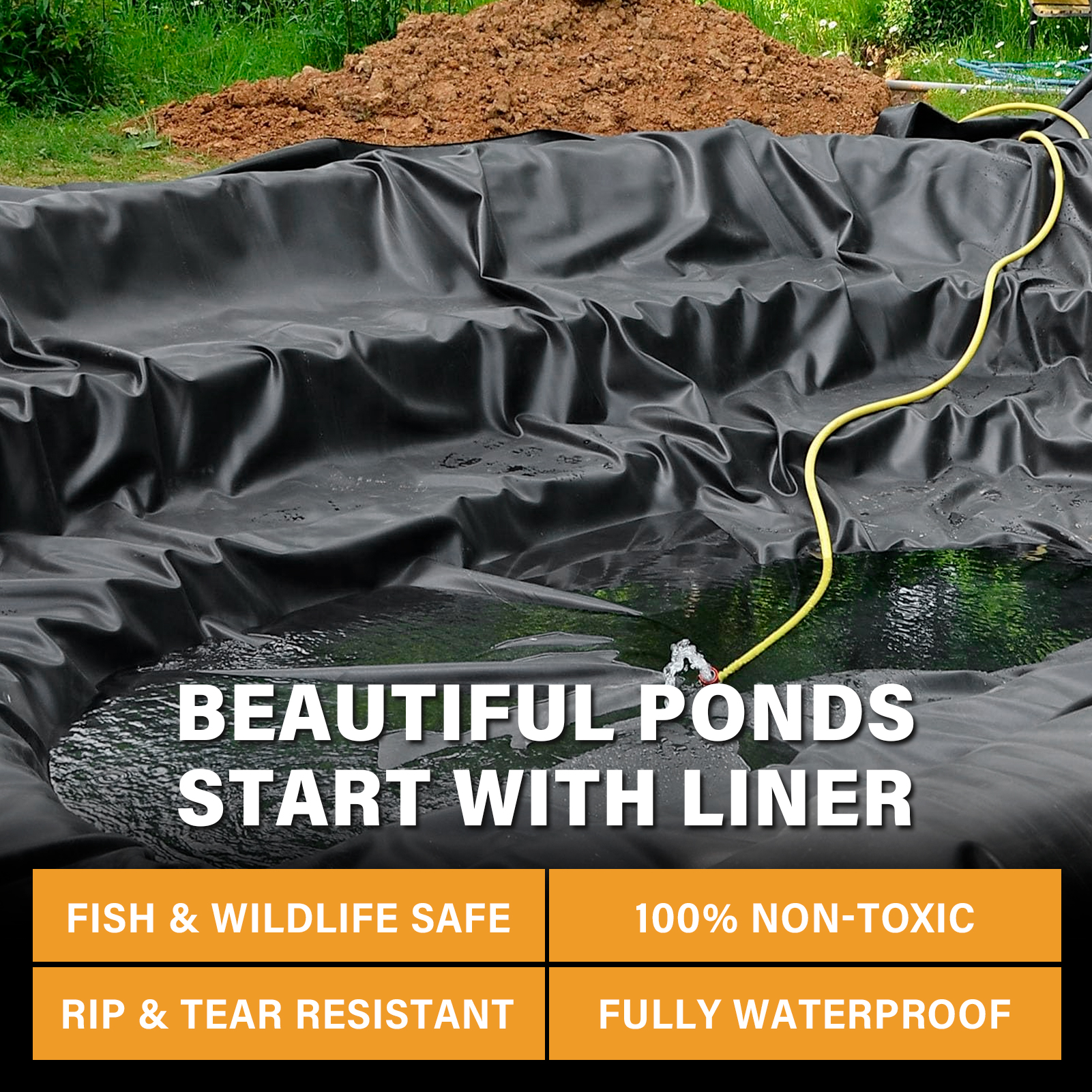 Foldable 40x40FT Pond Liners f – Aquarium Fish Koi Bewertung und Preis