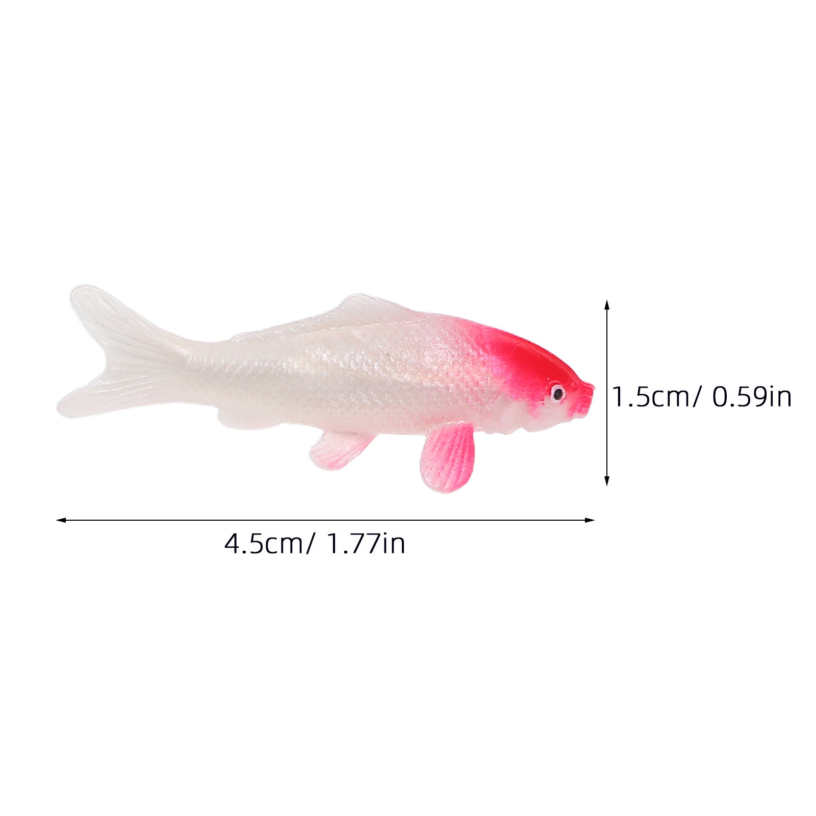 6Pcs 4.5cm Lifelike Mini Koi F – Aquarium Fish Koi Bewertung und Preis